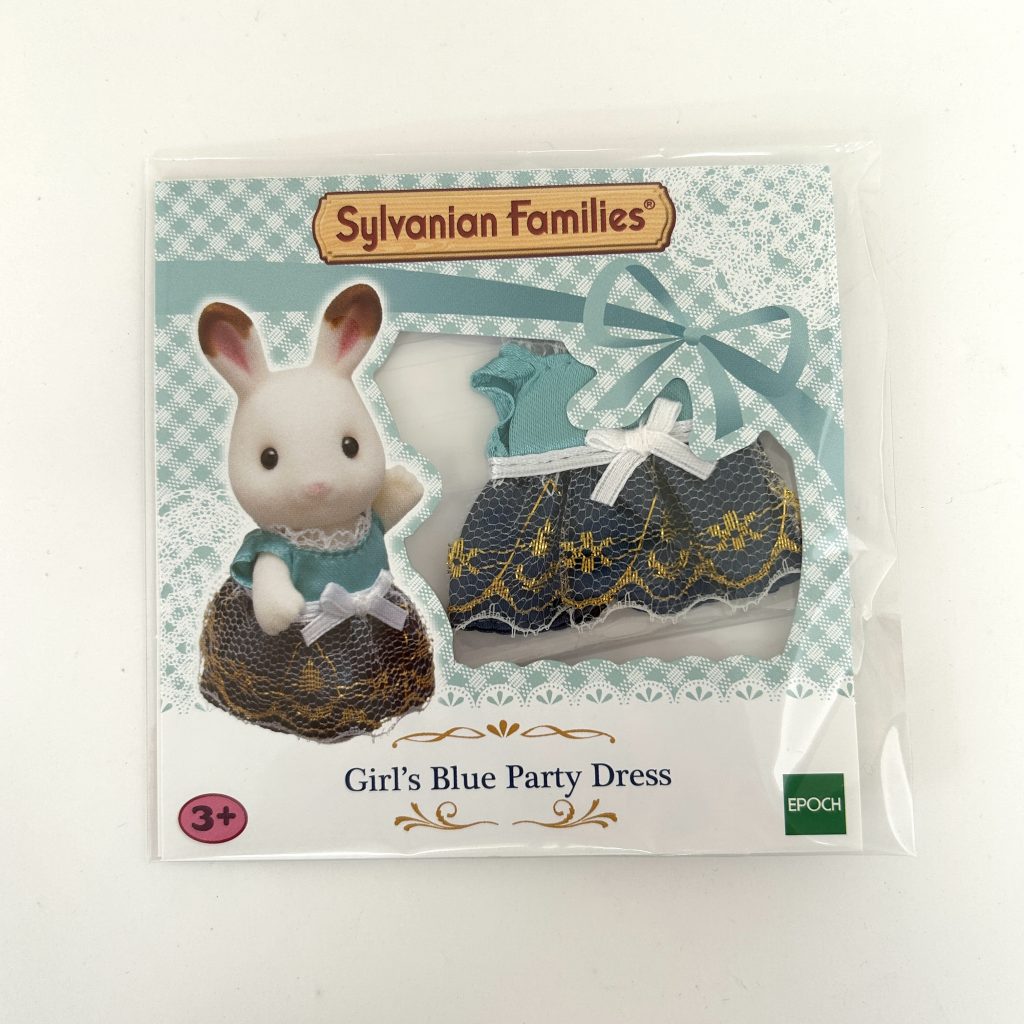 Girl's Blue Party Dress Sylvanian Families Calico Critters