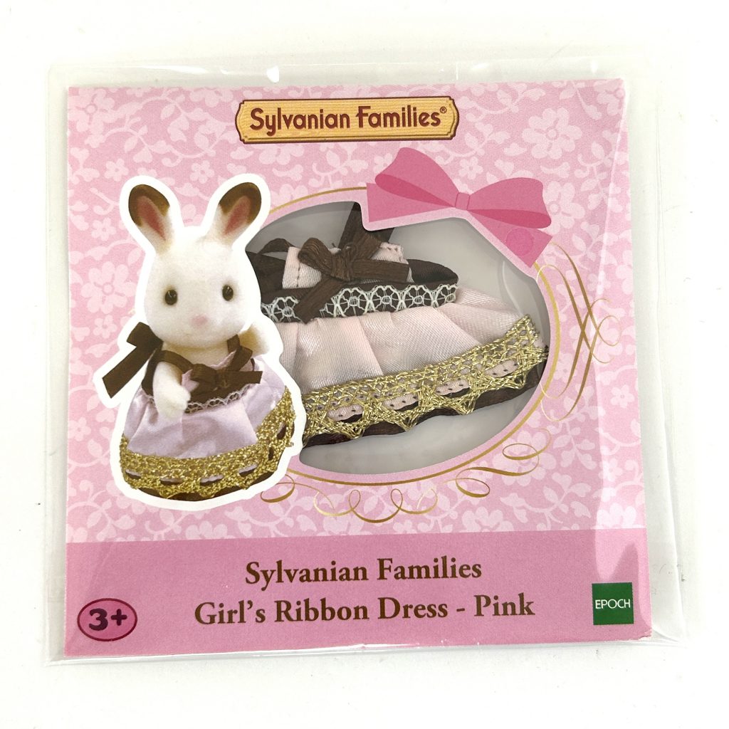 Girl's Ribbon Dress Pink Sylvanian Families Calico Critters