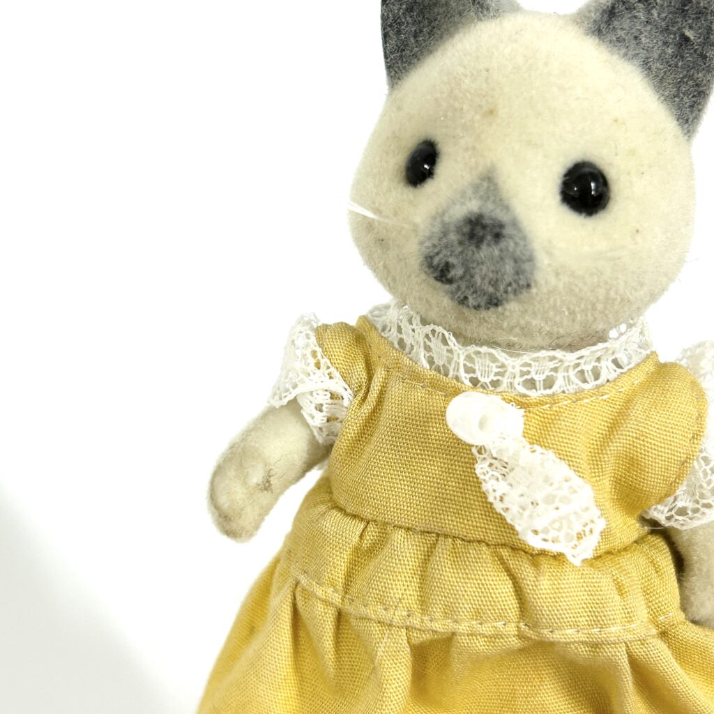 [used] Vintage Urban Life Cat Family 1987 SE-72 Sylvanian Families Calico Critters
