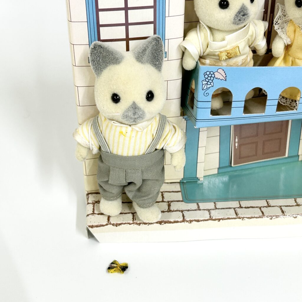 [used] Vintage Urban Life Cat Family 1987 SE-72 Sylvanian Families Calico Critters