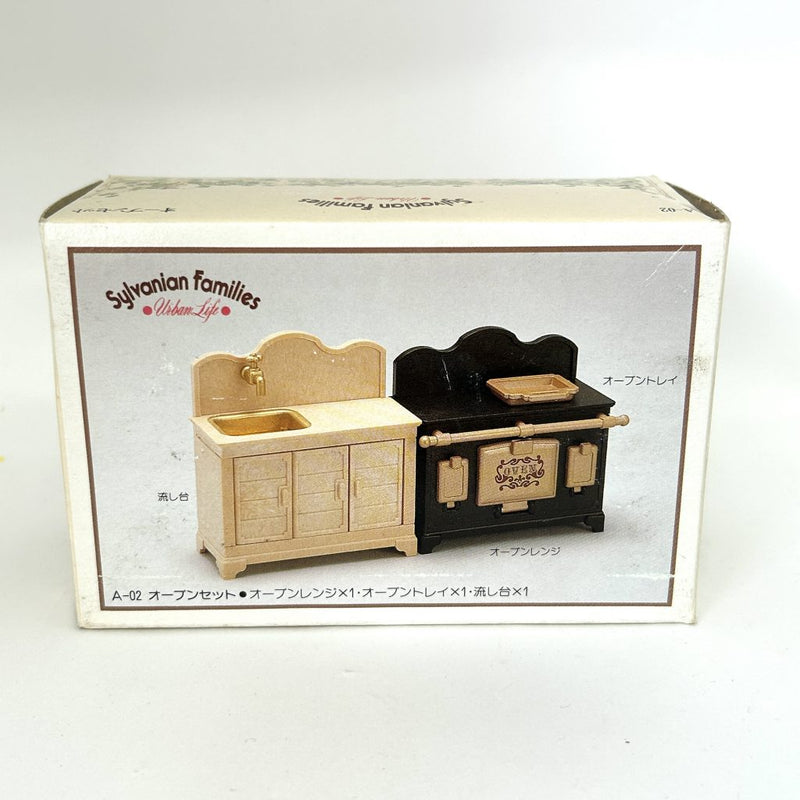 [Used] URBAN LIFE OVEN SET A-02 Japan Sylvanian Families