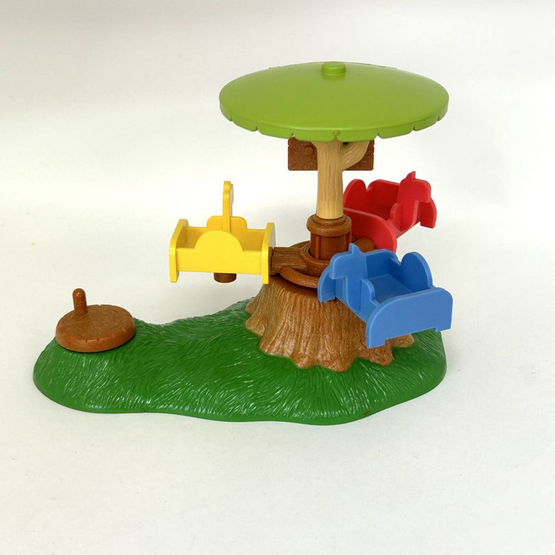 [Used] LET'S PLAY WITH MERRY-GO-ROUND KO-24 Japan Sylvanian Families