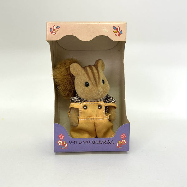 [Used] WALNUT SQUIRREL FATHER Epoch Japan RI-11 Sylvanian Families