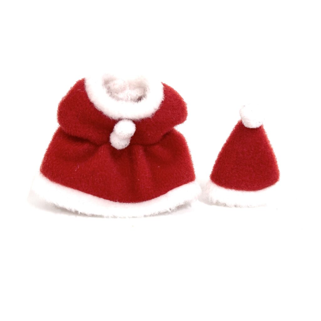 [used] Christmas Dress and Hat Sylvanian Families Calico Critters