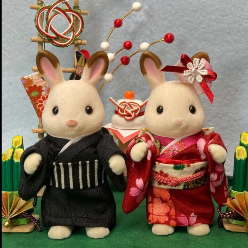 HANDMADE KIMONO PAIR SET FOR PARENTS Does not apply