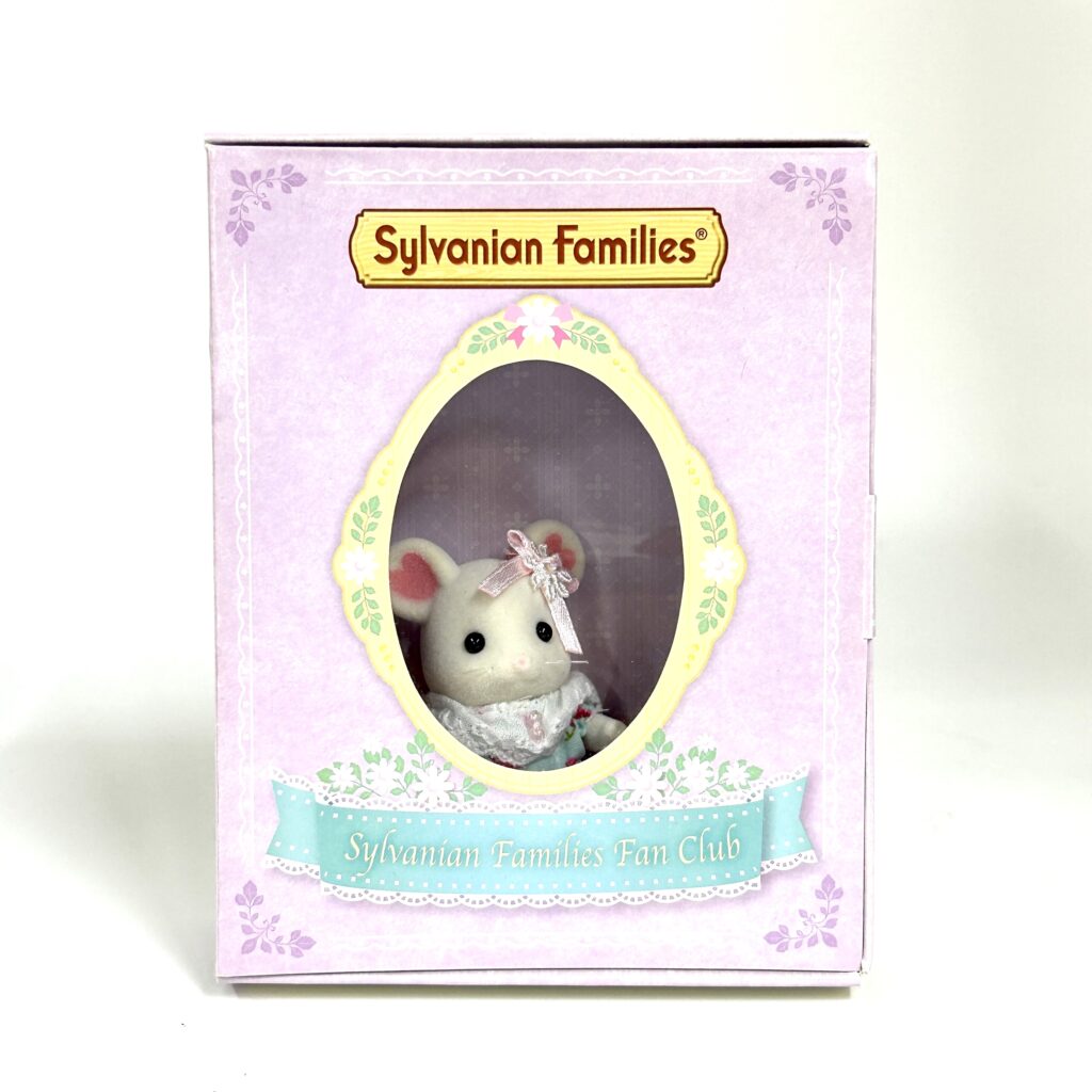 [used] Fan Club Figure Collectors Gift Box Marshmallow Mouse 2019 Sylvanian Families Calico Critters