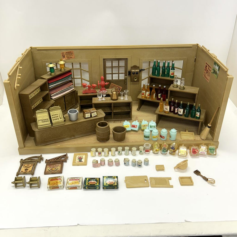 [Used] GROCERY SHOP Epoch Japan HA-17 Retired Rare Sylvanian Families