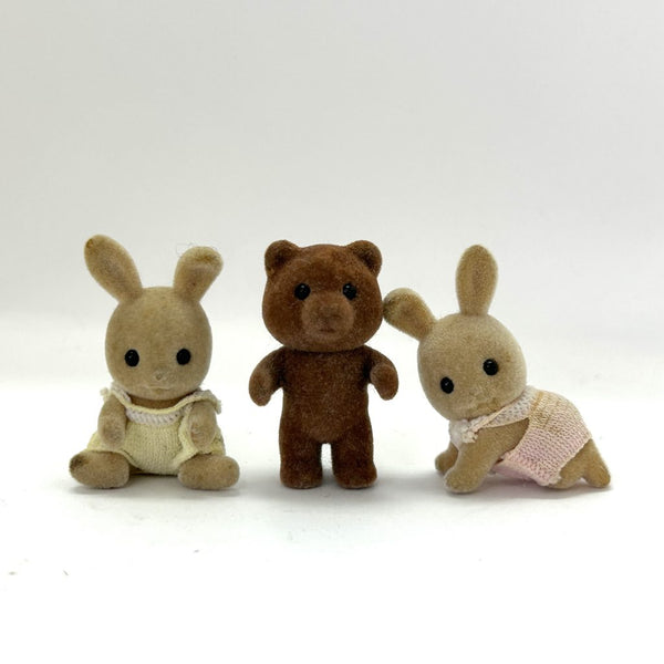 [二手] 婴儿棕熊象牙兔 Epoch Sylvanian Families