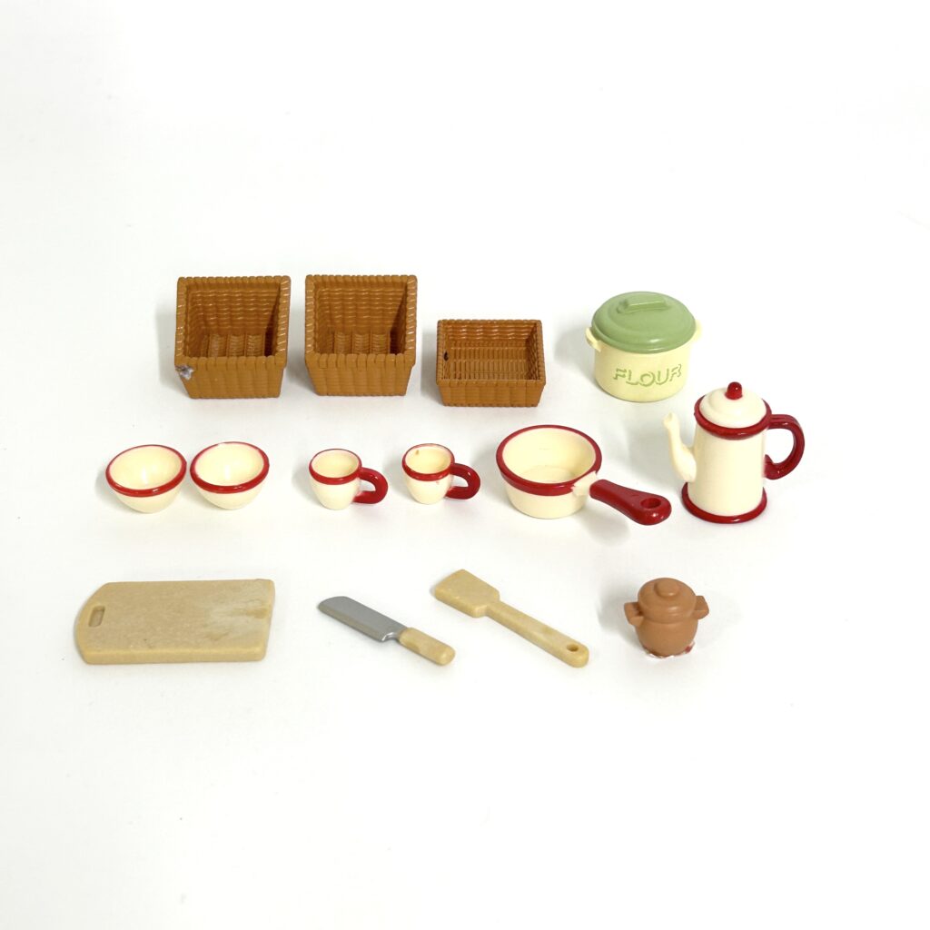 [used] Kitchen Accessories Set A Sylvanian Families Calico Critters