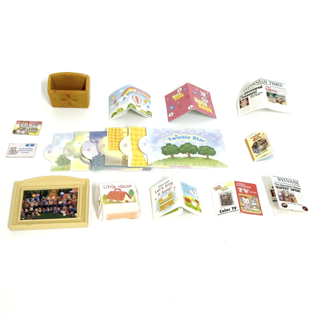 [used] Kamishibai, Books & Picture Frame Set Sylvanian Families Calico Critters