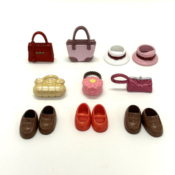 [Used] BAG AND SHOES SET Epoch Sylvanian Families