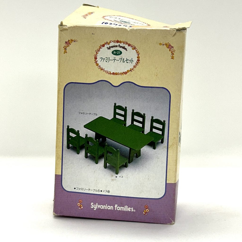 [二手] GREEN FAMILY TABLE &amp; CHAIRS KA-27 复古 Sylvanian Families