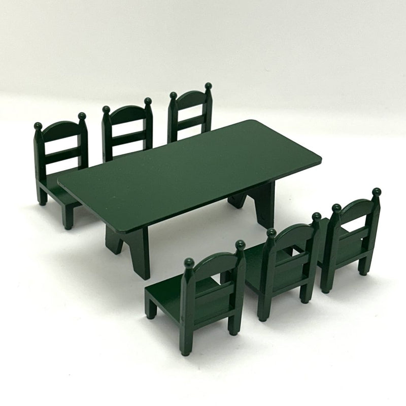 [二手] GREEN FAMILY TABLE &amp; CHAIRS KA-27 复古 Sylvanian Families