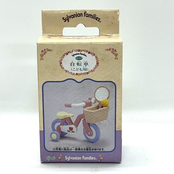 [Used] BICYCLE FOR KIDS WITH A RACKET and A BALL KA-117 Calico Epoch Sylvanian Families