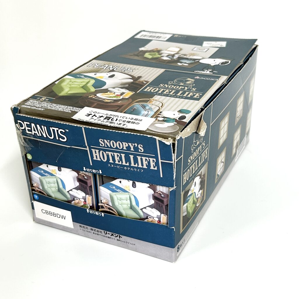[used] Peanut Snoopy's Hotel Life Completed Set For Dollhouse Re-ment