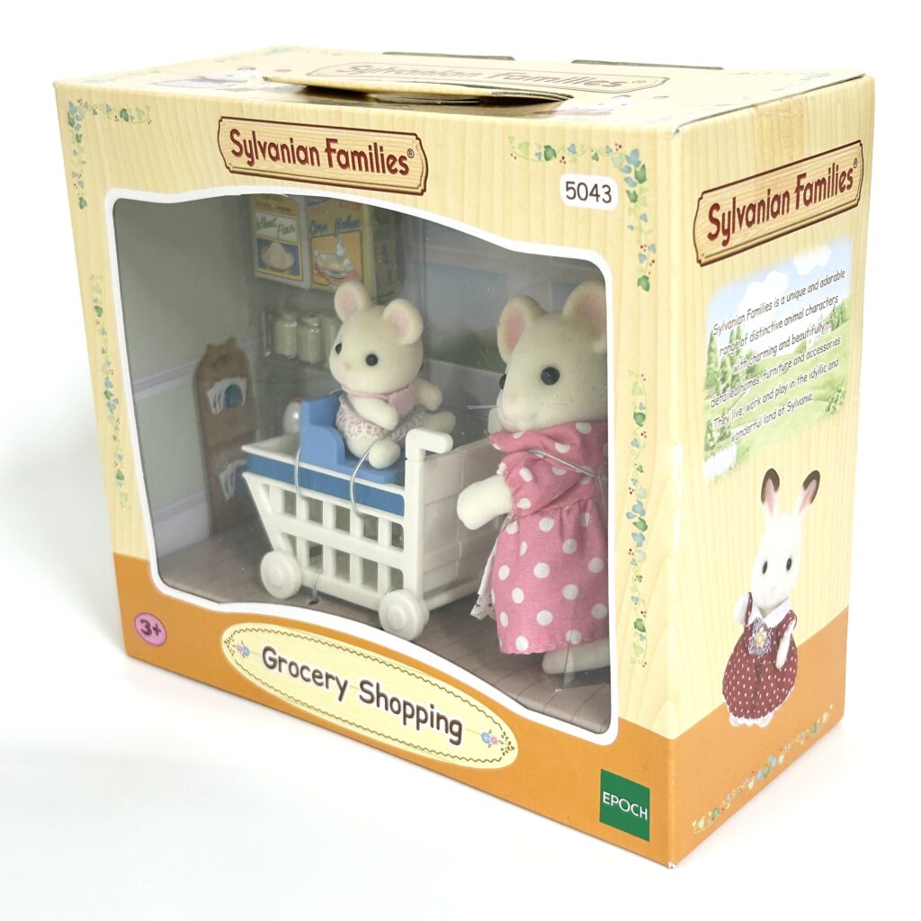 [used] Grocery Shopping White Mouse 5043 Sylvanian Families Calico Critters