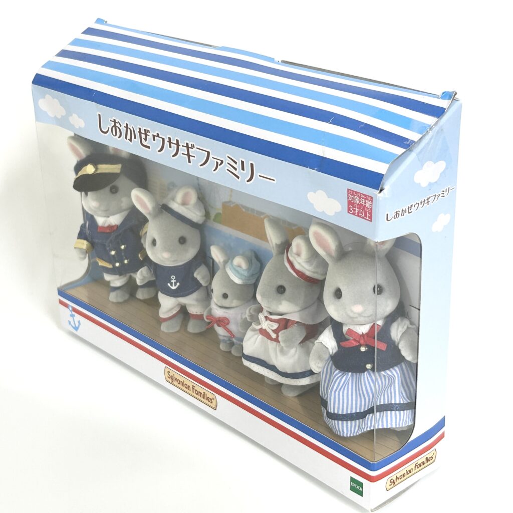[used] Sea Breeze Rabbit Family Yokohama 2008 Sylvanian Families Calico Critters