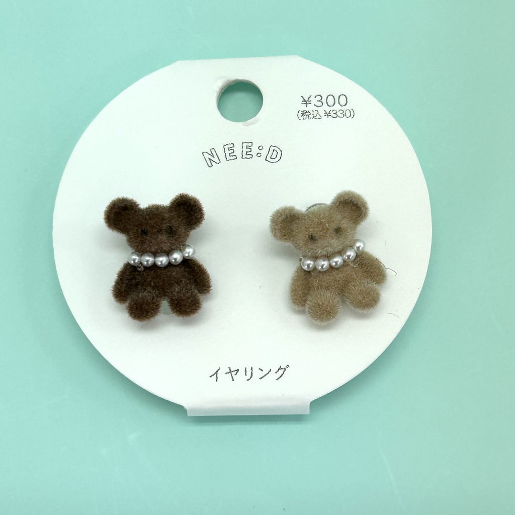 Bear Earrings Two Colors 3COINS