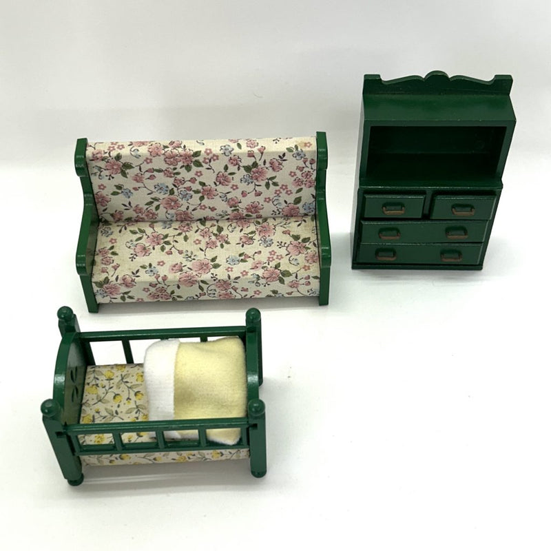 [Used] GREEN FURNITURE SET CHAIR OVERLOAD Sylvanian Families