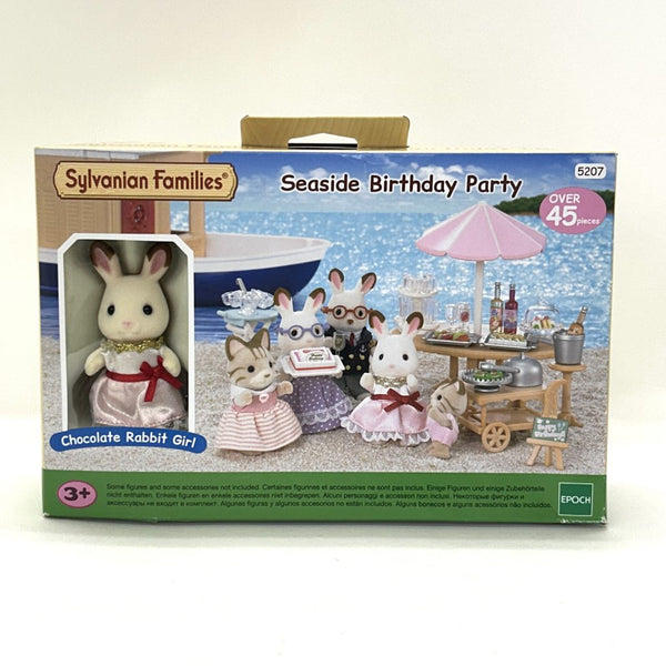 [Used] SEASIDE BIRTHDAY PARTY 5207 Chocolate Rabbit Calico critters Sylvanian Families