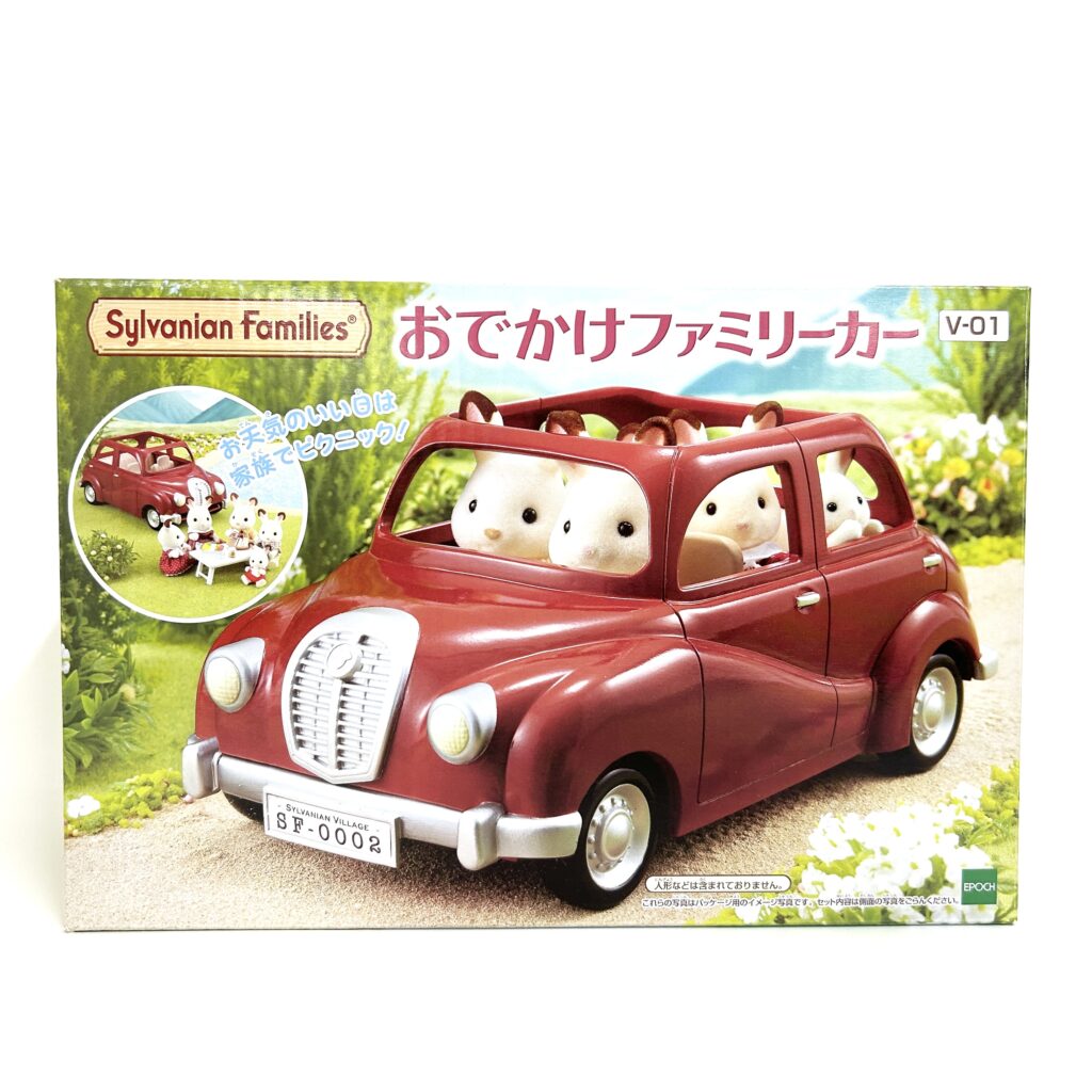 [used] Red Family Car V-01 Sylvanian Families Calico Critters