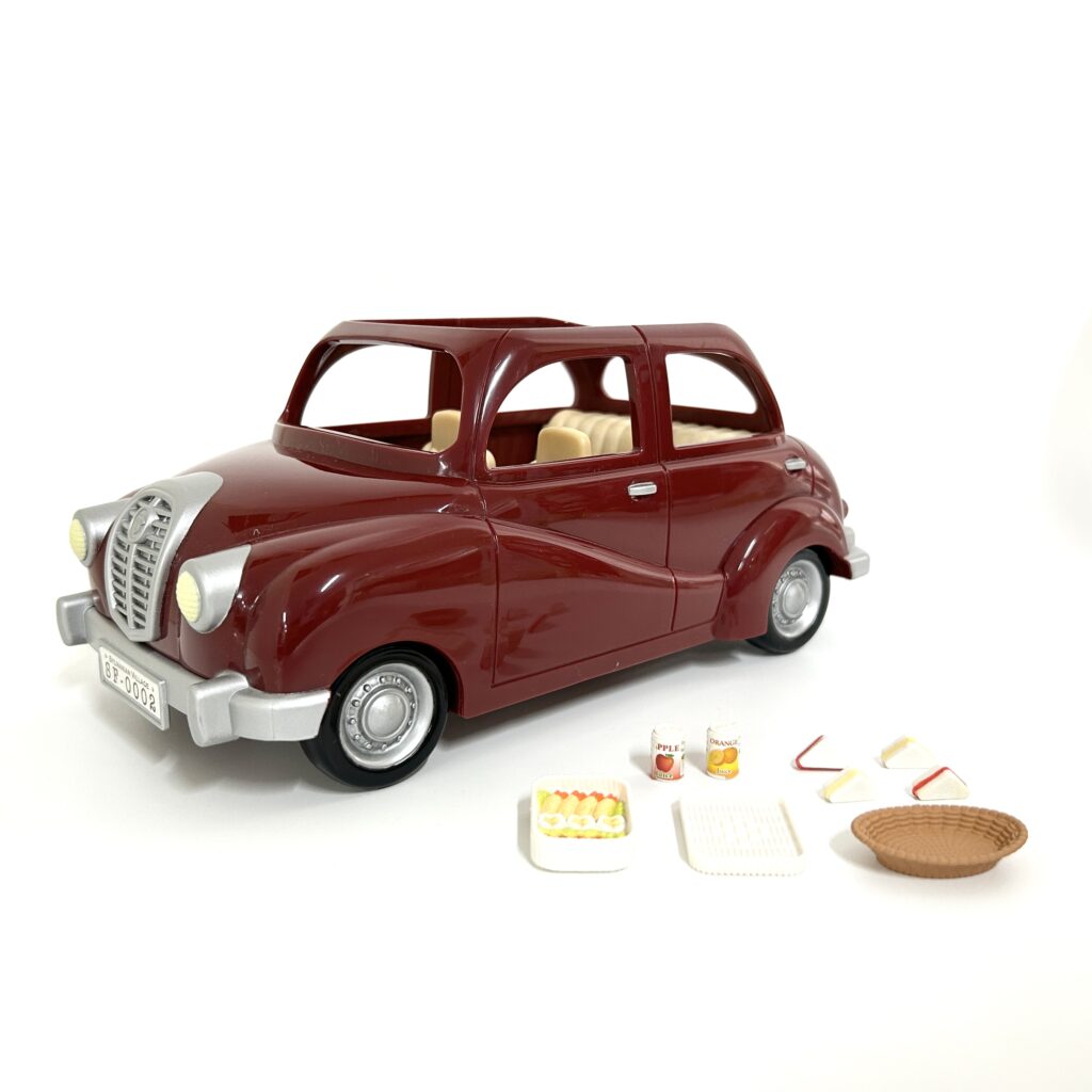 [used] Red Family Car V-01 Sylvanian Families Calico Critters