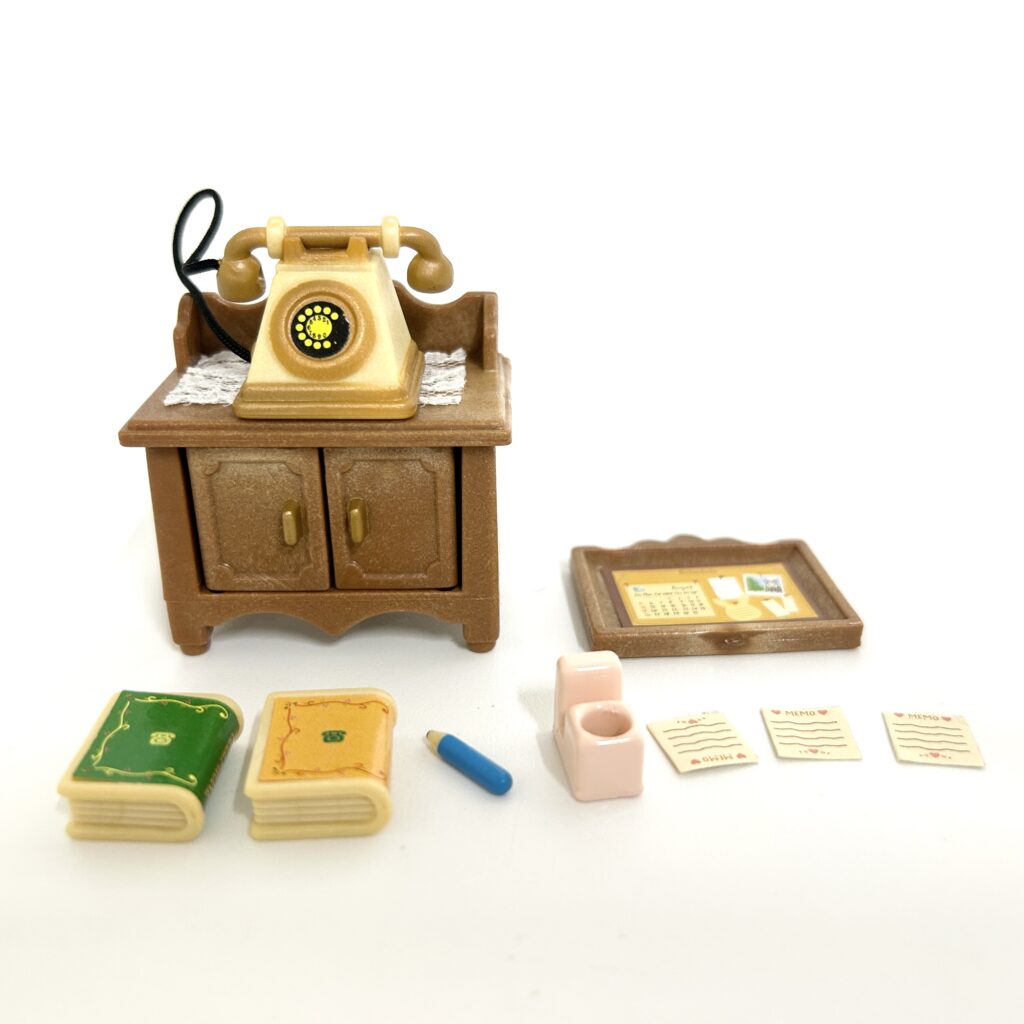 [used] Retro Telephone Set KA-501 Sylvanian Families Calico Critters