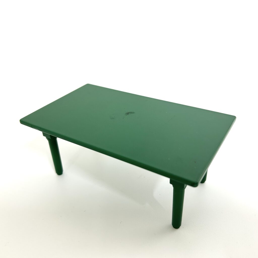 [used] Vintage Green Dining Table Set KA-98 Sylvanian Families Calico Critters