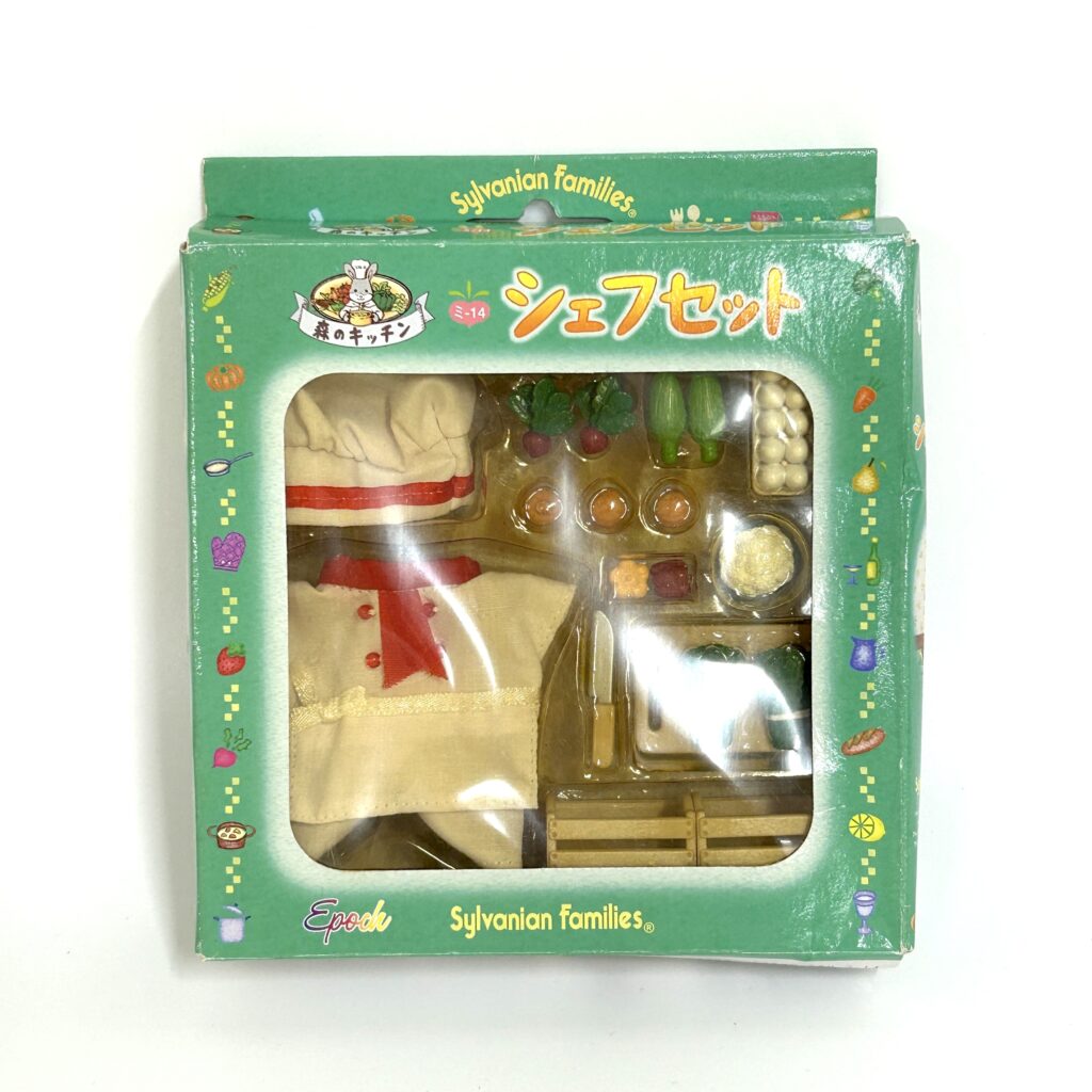 [used] Sylvanian Kitchen Chef Set 2000 MI-14 Sylvanian Families Calico Critters
