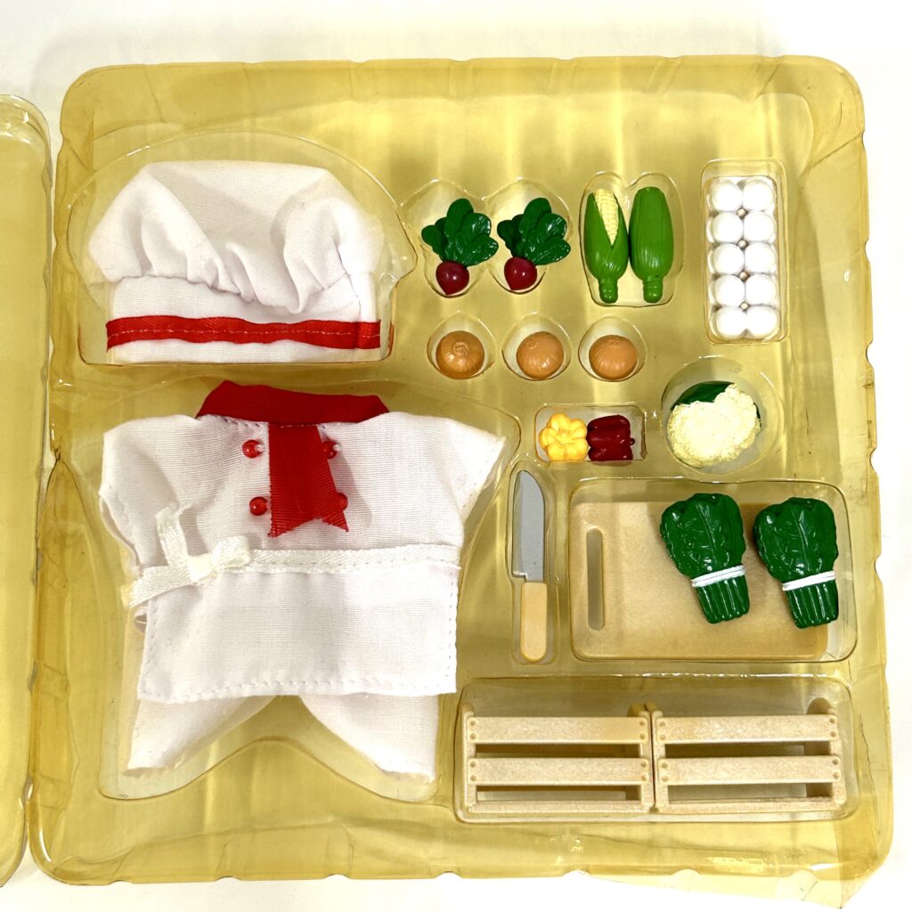 [used] Sylvanian Kitchen Chef Set 2000 MI-14 Sylvanian Families Calico Critters