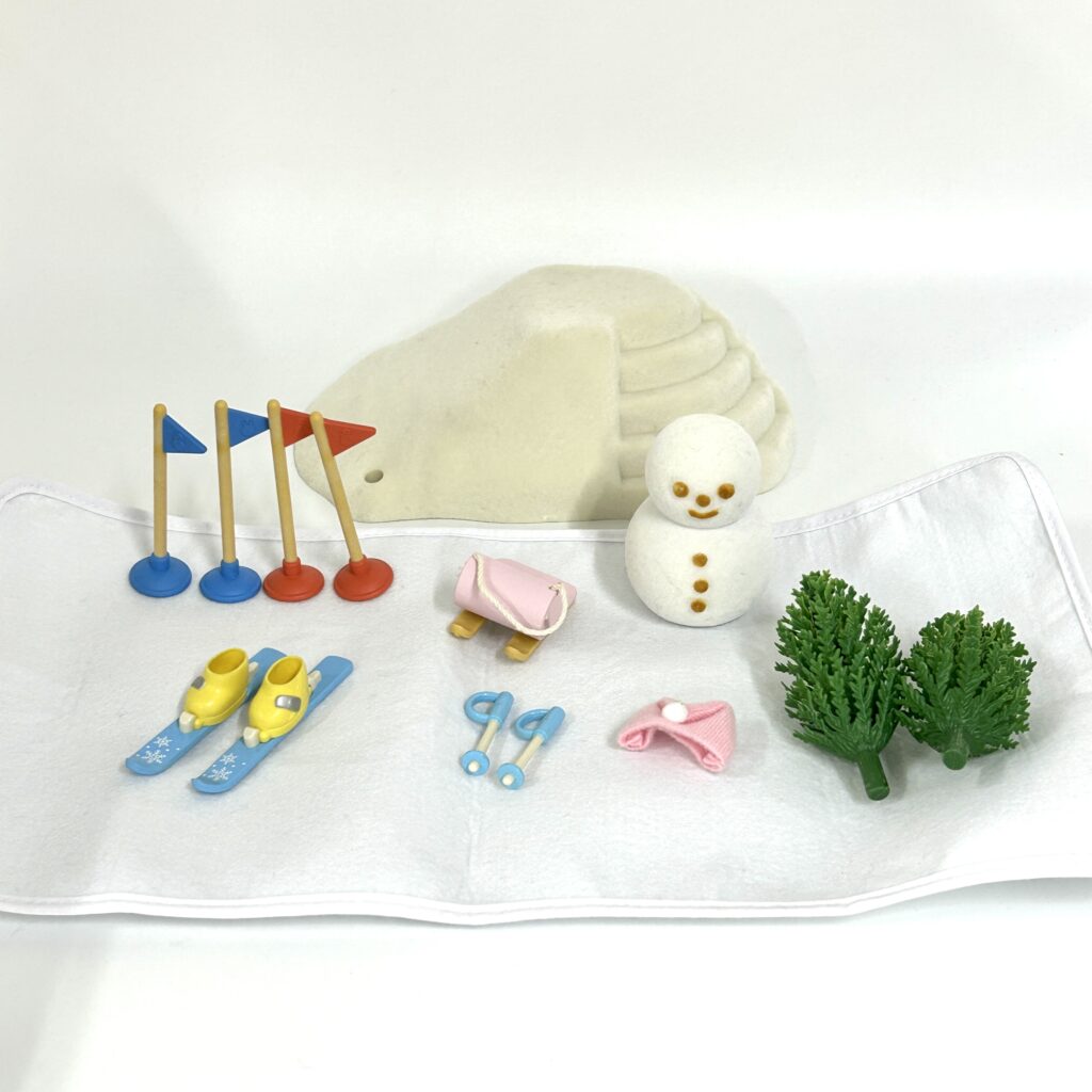 [used] Ski Set P-04 Sylvanian Families Calico Critters