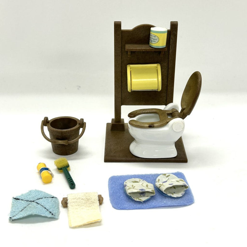 [Used] TOILET SET kA-67 Epoch Japan  Sylvanian Families