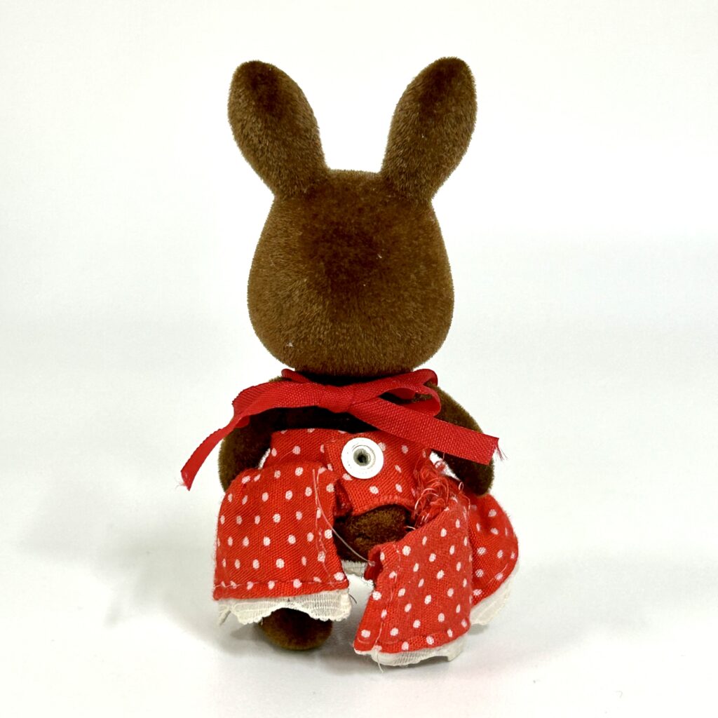 [used] Vintage Brown Rabbit Girl Sylvanian Families Calico Critters