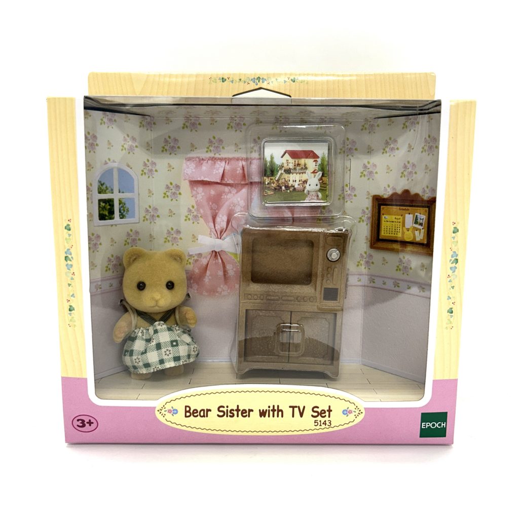 Bear Sister with TV Set 5143 Sylvanian Families Calico Critters