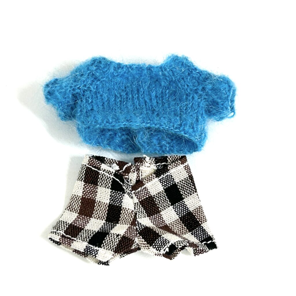Blue Sweater and Pants Handmade