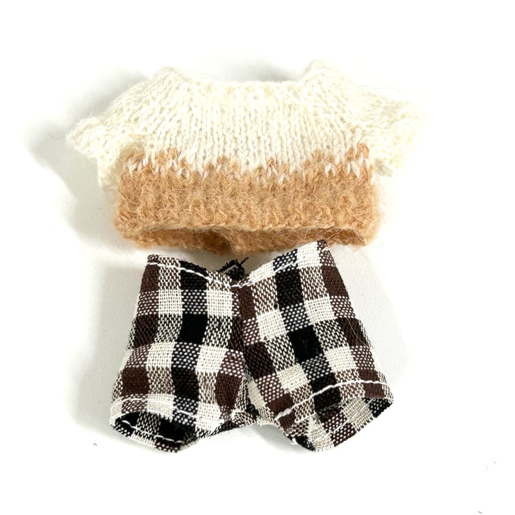 Orange Sweater and Pants Handmade