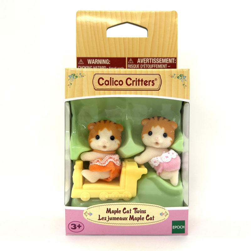 MAPLE CAT TWINS Epoch Calico Clitters Sylvanian Families