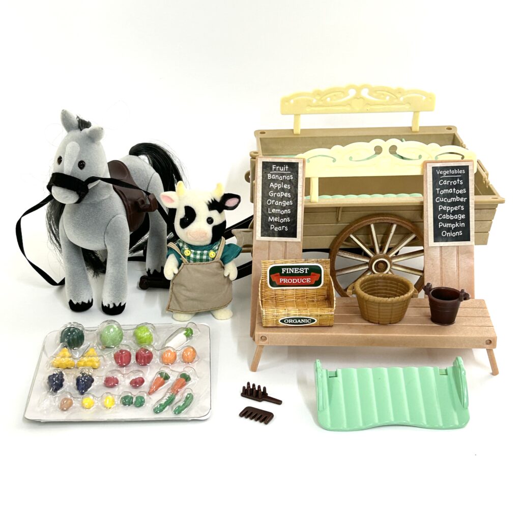 [used] Farm Horse Cart Flair Sylvanian Families Calico Critters