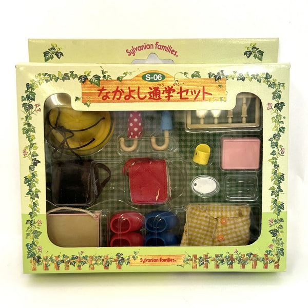 [Used] ELEMENTARY SCHOOL COMMUTING S-06 1997 Epoch Sylvanian Families