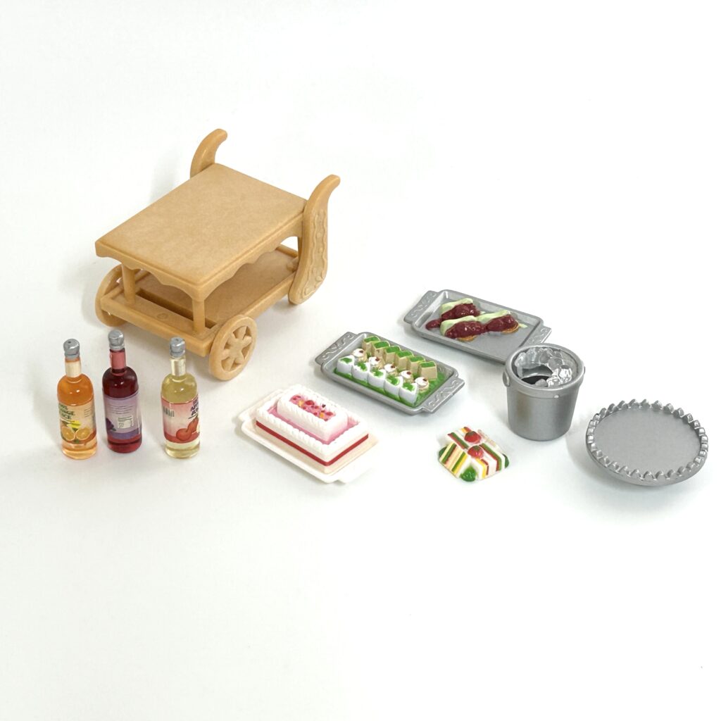 [used] Accessory Set Seaside Birthday Party Sylvanian Families Calico Critters