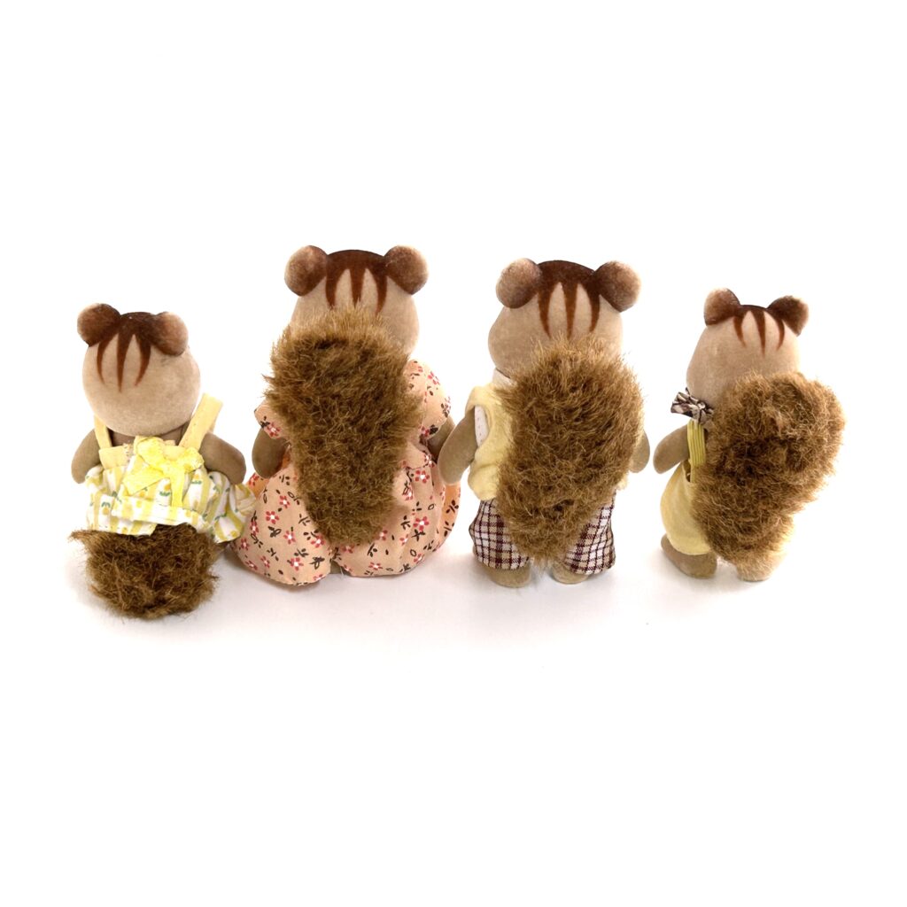 [used] Walnut Squirrel Family FS-17 Sylvanian Families Calico Critters