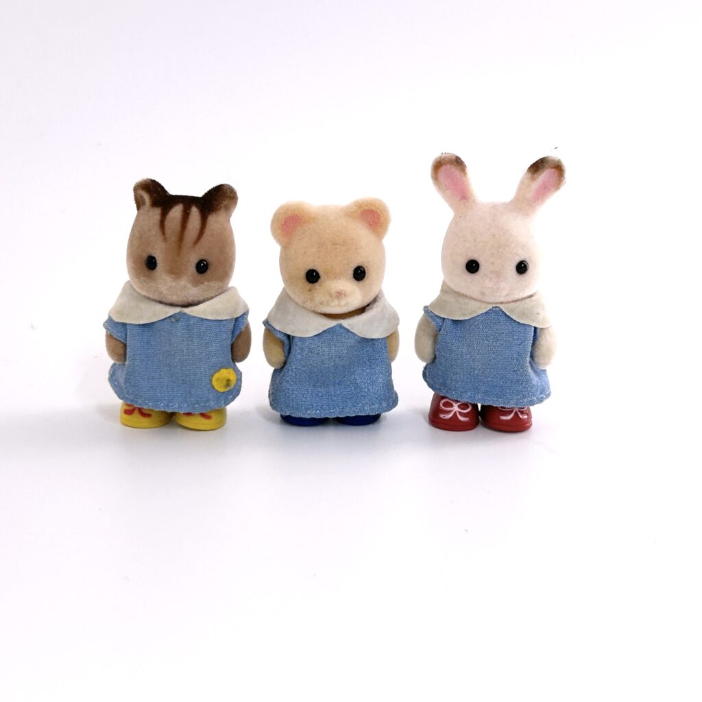 [used] Kindergartener Squirrel Bear Chocolate Rabbit Sylvanian Families Calico Critters
