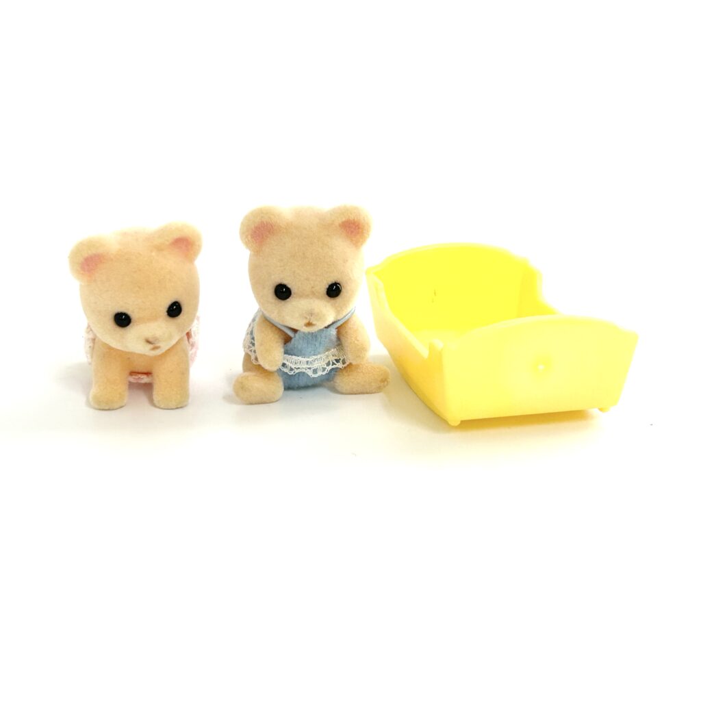 [used] Bear Twins Sylvanian Families Calico Critters