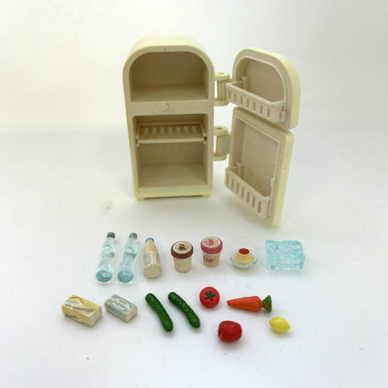 [Used] REFRIGERATOR SET Epoch Japan Sylvanian Families