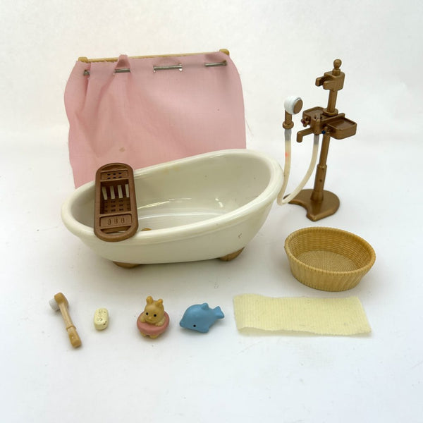 [Used] BATH SHOWER SET Epoch Japan Sylvanian Families