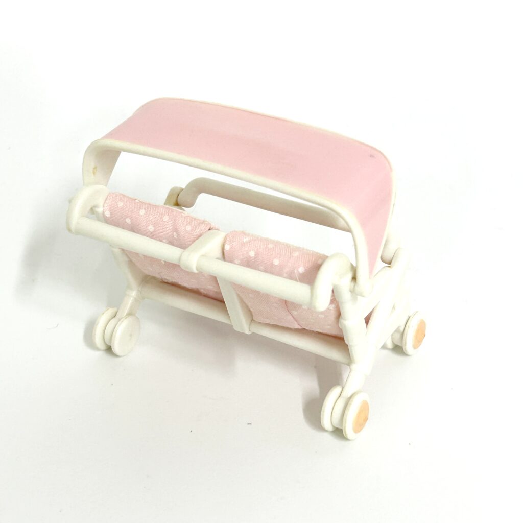 [used] Double Baby Baggy Pushchair KA-214 Sylvanian Families Calico Critters