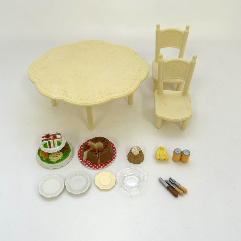 [Used] PARTY TABLE SET Epoch Japan Sylvanian Families