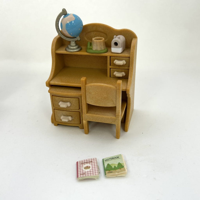 [Used] STUDY DESK SET A Epoch Japan Sylvanian Families