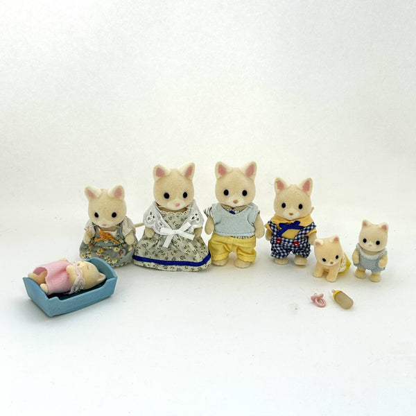 [Used] SILK CAT FAMILY Epoch Japan Sylvanian Families