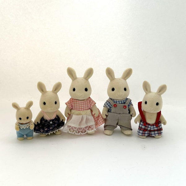 [Used] WHITE RABBIT FAMILY Epoch Japan Sylvanian Families